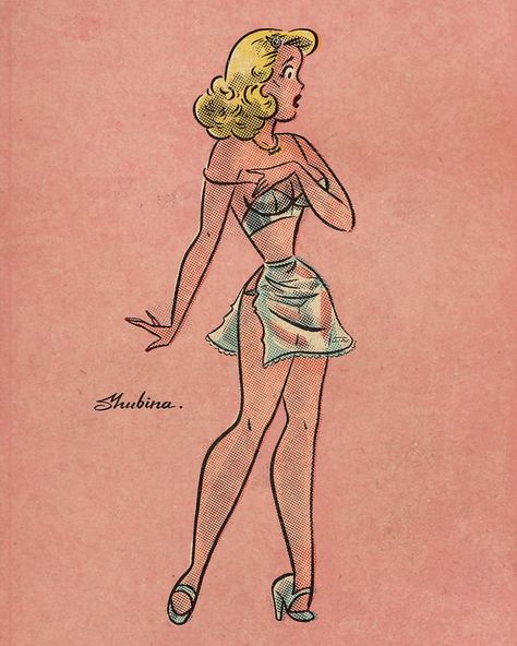 Sveta Shubina, Sketches Cartoon, Pin Up Girl Tattoo, Pin Up Drawings, Draw Manga, The Rocky Horror Picture Show, Pinup Art, Rocky Horror Picture Show, Vintage Drawing