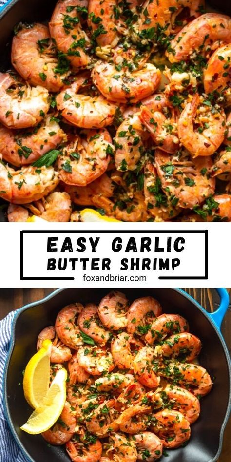 Argentine Shrimp Recipe, Colossal Shrimp Recipes, Easy Garlic Butter Shrimp, Raw Shrimp Recipes, Easy Garlic Butter, Broiled Shrimp, Baked Shrimp Recipes, Best Shrimp Recipes, Mussels Recipe