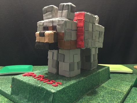 Minecraft Wolf Cake Minecraft Wolf Cake, Wolf Cake, Minecraft Wolf, Minecraft Characters, Minecraft Birthday Party, Minecraft Cake, Minecraft Birthday, Unique Cakes, Second Birthday