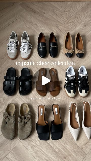 Zoe Kravitz Ballet Flats, Chic Ballet Flats With Woven Sole, Shoes Capsule Wardrobe, Katie Peake, Zara Beige Flat Sandals, Capsule Shoes, Camper Ballet Flats, Dune Sandals, Adidas Special