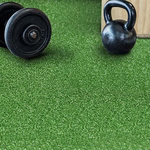 Artificial Turf Flooring Rolls are Artificial Grass Flooring Rolls for Fitness by American Floor Mats Artificial Grass Home Gym, Gym Turf Ideas, Home Gym With Turf, Artificial Grass Carpet Outdoor, Artificial Turf For Dogs, Pool Mat, Best Artificial Grass, Gym Flooring Rubber, Green Mat