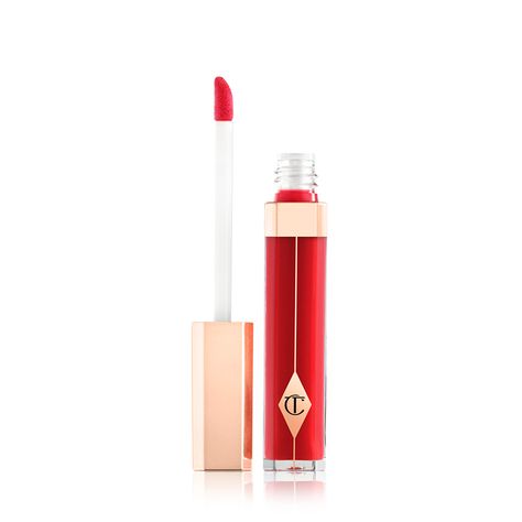 Red Vixen - Lip Lustre - Red Lip Gloss | Charlotte Tilbury Charlotte Tilbury Lip, Perfect Lip Color, Red Lip Gloss, High Shine Lip Gloss, Perfect Lipstick, Hydrating Lip Gloss, Pink Lip Gloss, Perfect Lips, Pink Lipstick