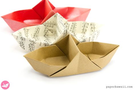 Basket Origami, Origami Basket, Origami Boats, Divided Basket, Best Origami, Origami Yoda, Origami Paper Folding, Origami Star Box, Origami Ball