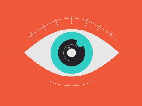 The internet is watching you by Humdinger & Sons #Design Popular #Dribbble #shots Graphic Eyes, Brave Browser, Eye Illustration, Animated Banners, 타이포그래피 포스터 디자인, Motion Graphics Inspiration, 3d Studio, Motion Design Animation, Motion Video