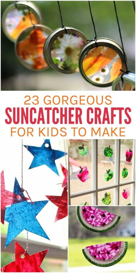 23 Gorgeous Suncatcher Crafts for Kids Suncatcher Crafts For Kids, Suncatchers Diy, Diy Suncatchers, Suncatcher Craft, Studio Diy, Crafts For Boys, Toddler Snacks, Crafts For Kids To Make, Fun Craft