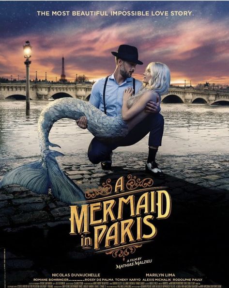 Mermaid Movies, New Disney Movies, French Film, Girly Movies, Never Fall In Love, French Films, Falling In Love Again, Beautiful Mermaids, Tv Characters