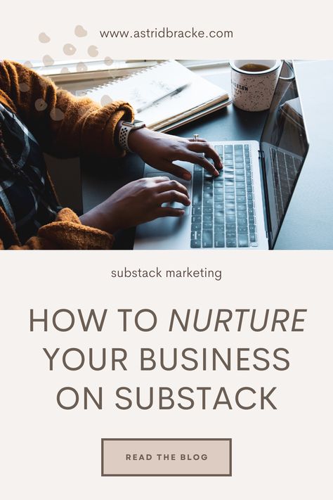 Discover my three compelling reasons why Substack is the ideal platform for your business. Unlock the power of Substack to build an engaged audience and learn how small businesses like mine are gently growing and thriving on Substack. Find more resources for using Substack to promote and nurture your small business at www.astridbracke.com Substack Ideas, Business Newsletter, Business Friends, Profitable Business, Support Small Business, Community Building, Small Business Owner, Business Owner, Creative Ideas