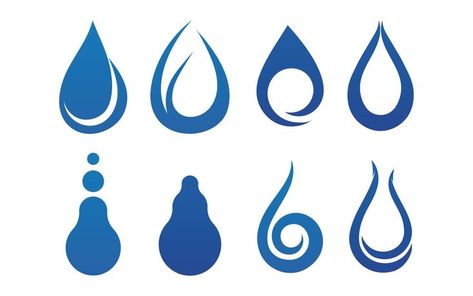 Water Drop Logo Template Vector Illustration Design 2 Water Drop Illustration, Drop Logo Design, Drop Illustration, Water Drop Logo, Water Icon, Drop Logo, Logo Process, Coffee Logo, Vector Template