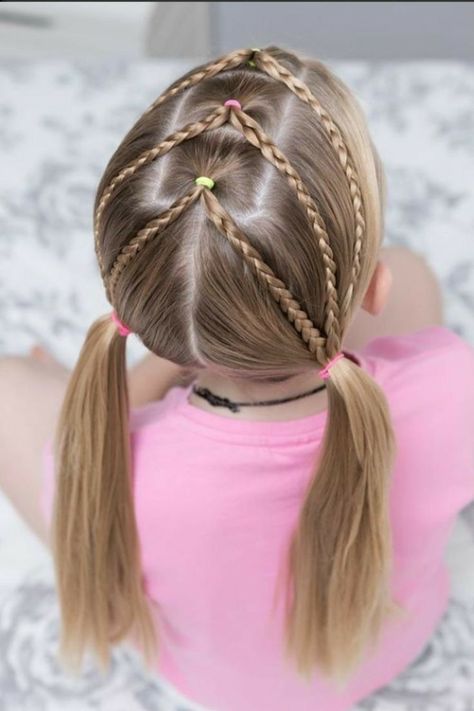 Braid Hairstyles Ideas, Toddler Hairstyles Girl Fine Hair, Girls Hairdos, Easy Little Girl Hairstyles, Girly Hairstyles, Girl Hair Dos, Girls Hairstyles Easy, Toddler Hairstyles Girl