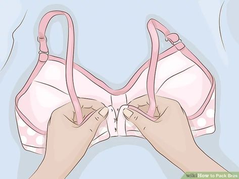 4 Ways to Pack Bras - wikiHow How To Pack Bras In A Suitcase, How To Fold Bras, Traveling Tips, Soft Bra, Packing Tips For Travel, Wireless Bra, Packing Tips, The Shape, Travel Tips