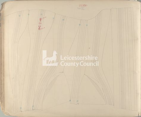 Symington Corset Pattern 1892-1898 - Image Leicestershire Symington Corset, 1890s Corset, Corset Patterns, Sophie Hatter, Market Harborough, Victorian Ladies, Corset Pattern, Victorian Women, Pattern Books