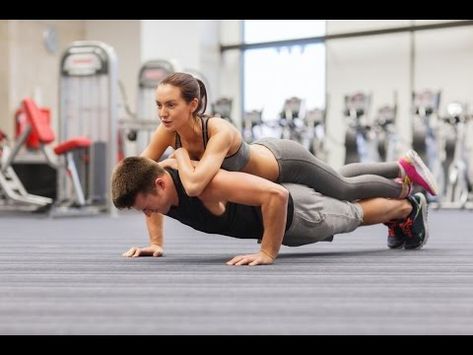 Couple Training, Gym Photoshoot, Massage Envy, Hamstring Stretch, Bones And Muscles, Push Ups, Senior Fitness, Sports Wallpapers, Photo Poses For Couples