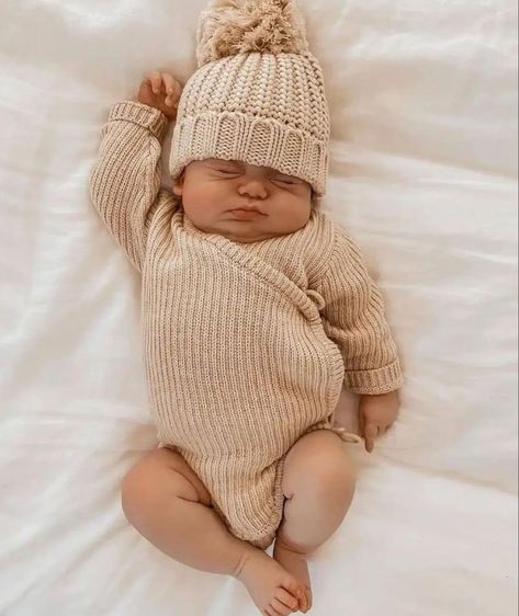 Wrap Bodysuit, Baby Mode, Foto Baby, Knit Wrap, Baby Outfits, First Baby, Baby Long Sleeve, Future Baby