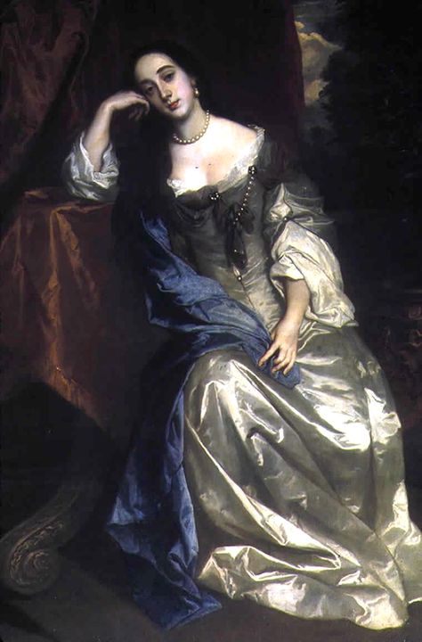 Barbara Palmer (Villiers), 1st Duchess of Cleveland by Sir Peter Lely (Grafton Hall) | Grand Ladies | gogm Agnes Sorel, Catherine Of Braganza, Fashion History Timeline, 17th Century Fashion, English History, Art Uk, British History, Women In History, Historical Fashion