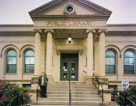 The Carnegie Library on Behance Big Old Library, Berkeley Library, Morgan Library New York, Carnegie Library, Wiblingen Monastery Library, Graphic Novel, House Styles, Architecture, Building