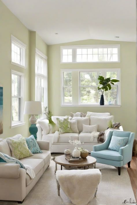 Feeling inspired? Elevate your space with the top paint colors of 2024. Explore a daily routine for interior designers to breathe fresh life into your home. #Ad #homedecor #homedesign #wallpaints2024 #Painthome #interiorarchitecture Wall Colors Green Living Room Colors Bright Living Room Colors Apartment Renovation Living room Remodeling Modern Paint Colors 2024 Living Room Light Paint Color Ideas, Living Room Paint Color Ideas Bright, Best Sunroom Paint Colors, Cozy Paint Colors For Living Room, Living Room Without Furniture, Light Wall Colors, Colors To Brighten A Room, Colorful Living Room Bright, Renovation Living Room