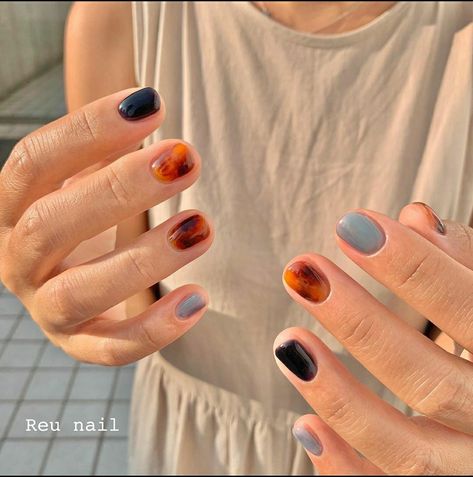 Simple Nail Art For Men, Masculine Nail Polish, Masculine Nail Ideas, Man Nail Polish, Painted Nails Men, Mens Nails Painted, Masc Nails Designs, Nail For Men, Men’s Nails