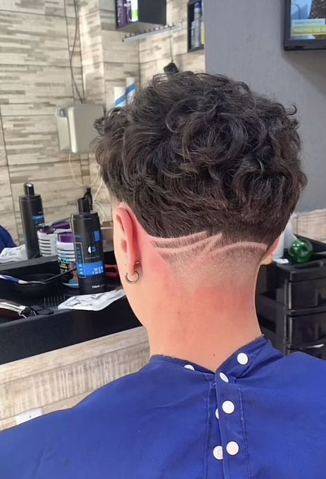 Hair Tattoo Man, Back Taper Design Haircut, Taper Fade Long Hair, Haircut Designs For Men, Fade Haircut Designs, Taper Fade Short Hair, Hair Designs For Men, Fade Haircut Curly Hair, Low Taper Fade Haircut