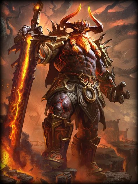 Surtr - Official SMITE Wiki Smite Skins, Storm Kings Thunder, Fire Giants, Fire Warrior, Dnd Dragons, 다크 판타지, Fantasy Races, The Crow, Fantasy Armor