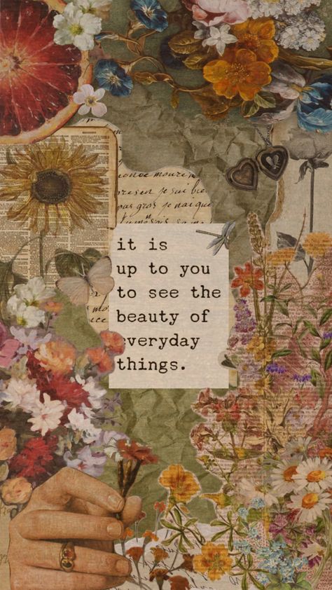 #collageart #nature #vintage #collages #quotes Spring Flowers Background, Quote Collage, Nature Vintage, Collage Board, Motivational Wallpaper, Magic Aesthetic, Collage Background, Art Wallpaper Iphone, Hippie Art