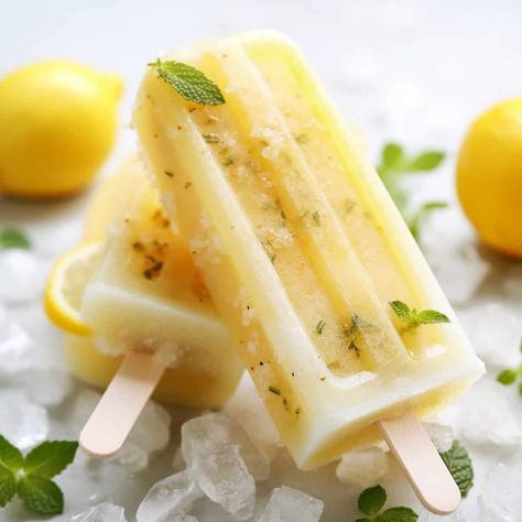 When the summer heat is at its peak, nothing beats the refreshing taste of homemade popsicles. These Lemon Ginger Popsicles are a delightful blend of zesty lemon and spicy ginger, creating a perfect balance of flavors that will tickle your taste buds and cool you down. Whether you're lounging by the pool or hosting a... Read More The post Lemon Ginger Popsicles appeared first on Bake with Sweetspot. Pregnancy Popsicles, Ginger Popsicles, Pickle Popsicles, Popsicle Flavors, Lemon Popsicles, Alcoholic Popsicles, Pregnancy Recipes, Pinterest Predicts, Banana Pops