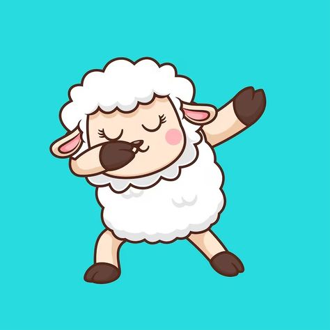 Catalyststuff | Freepik Nature Icon, Mascot Illustration, Vector Icons Illustration, Cute Sheep, Animal Nature, Baby Gym, Flat Vector, Visual Communication, Icon Illustration