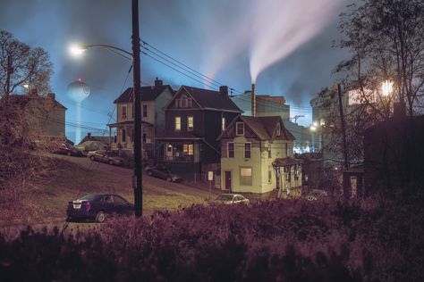 Southern Gothic, Kodak Portra, Cultura Pop, Night Photography, Small Town, Small Towns, At Night, New England, The Neighbourhood