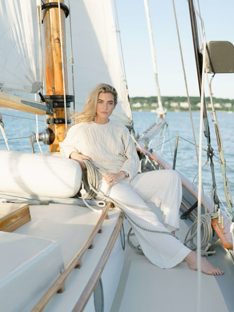 Sea of Love: A Maine Engagement Identity Photography, Wedding Editorial Photography, Boat Photoshoot, Yacht Aesthetic, Yachts Girl, Childhood Love, Sea Of Love, Yacht Week, Kt Merry