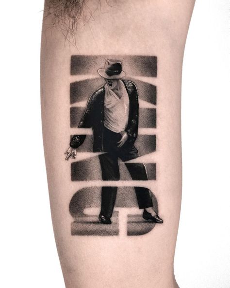 Kenneth Ink | - Michael Jackson, King of Pop, customised design. I am honored to have the opportunity to create the second customized tribute tattoo to… | Instagram Michael Jackson Tattoo Design, Mj Tattoo, Michael Jackson Tattoo, Tribute Tattoo, Michael Jackson King Of Pop, King Tattoo, Tribute Tattoos, Michael Jackson Dangerous, You Rock My World