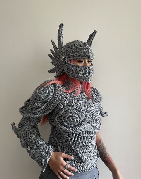 Crochet Armor, Crochet Knight, Celtic Knot Tattoo, Knot Tattoo, Warrior Costume, Knight Armor, Sport Style, Celtic Knot, Outlander