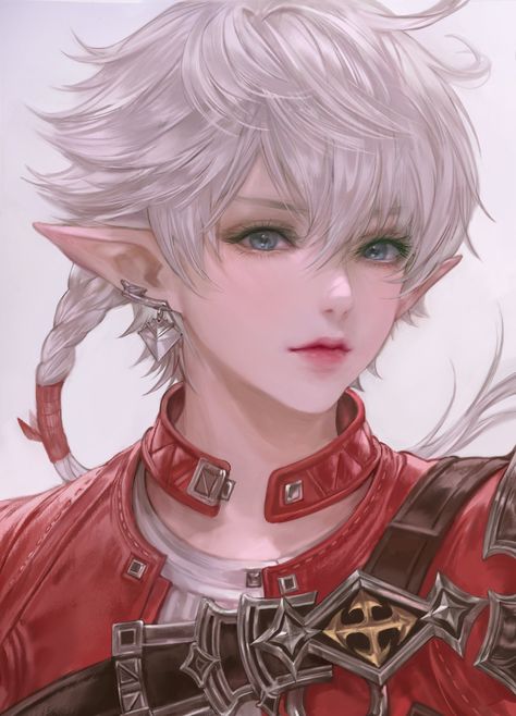 Alisaie Leveilleur, Ffxiv Fanart, Ffxiv Character, Final Fantasy Collection, Final Fantasy Xiv, Dark Souls, Character Portraits, Final Fantasy, The Conversation