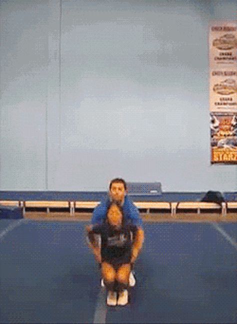 This guy steps in no matter what the challenge. | 13 Mighty Spirited Cheer Stunts Cool Cheer Stunts, Cheerleading Stunt, Cheer Stunts, Cheer Dance, Cheer Quotes, Funny Cute, Cheerleading, Gymnastics, I Laughed