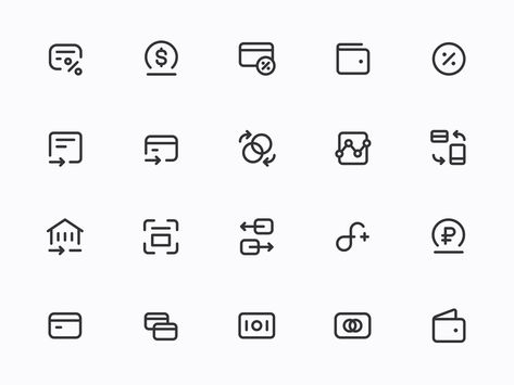 Myicons — Payments, Finance line icons by Myicons✨ on Dribbble Payment Icon, Bank Icon, Icon Ui, Money Icon, Banks Icon, Finance Icons, Small Icons, Line Icon, 로고 디자인