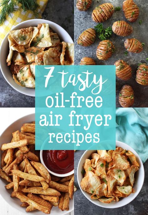 Air Fryer Chips, Air Fryer Recipes Low Carb, Air Fryer Recipes Breakfast, Air Fryer Recipes Appetizers, Oil Free Vegan Recipes, Air Fry Recipes, Yummy Healthy Snacks, Oil Free Vegan, Air Fryer Dinner Recipes