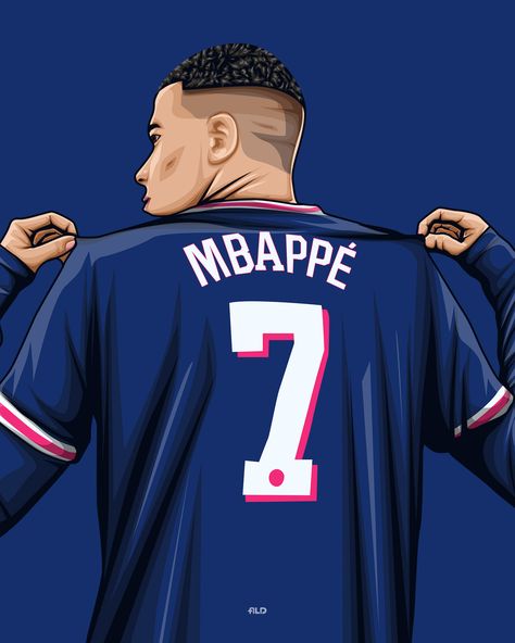 Mbappe Illustration, Football Drawings, Pencil Sketch Portrait, Football Drawing, Sketch Portrait, Football Tops, Kylian Mbappe, Graffiti Designs, France Art