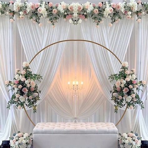 Small Wedding Decor, Engagement Stage Decoration, Nikah Decor, Simple Stage Decorations, Wedding Stage Decor, Minimalist Wedding Decor, Wedding Background Decoration, Simple Wedding Decorations, Diy Wedding Backdrop