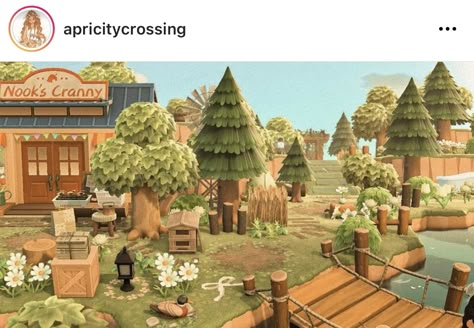 Nooks Cranny, Cottagecore Animal Crossing, Acnh Cottagecore, Forest Core, Animal Crossing Guide, Animal Crossing Wild World, Island Theme, Theme Nature, New Animal Crossing