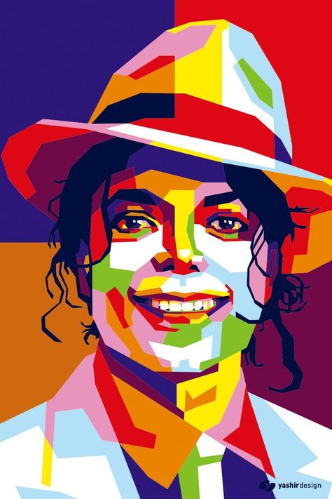 if you are interested in this work you can contact me at yashirwpap@gmail.com or yashirdesign@gmail.com Michael Jackson Hat, Batman Pop Art, Michael Jackson Poster, Illustration Pop Art, Celebrity Artwork, Wpap Art, Pop Art Images, Michael Jackson Art, Pop Art Portraits