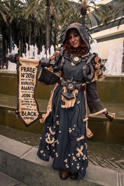 Blizzard Warcraft, Eldritch Horror, Amazing Cosplay, Blue Waves, A J, World Of Warcraft, Victorian Dress, On Twitter, Twitter