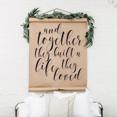 Shop our original and best paper scroll designs. All scrolls include the rope and magnets for proper hanging. Diy Farmhouse Decoration, Paper Scroll, Interior Minimalista, Valentine Projects, Farmhouse Decoration, Rope Crafts, Diy Farmhouse Decor, Hang On, Easy Home Decor