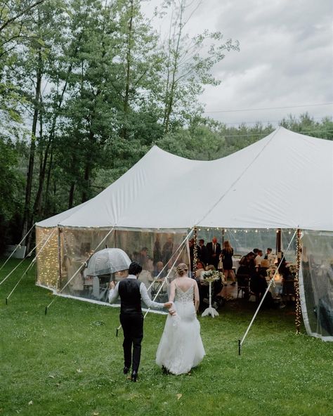 An appreciation post for rainy wedding days and K+A who had the best attitude about it 🤍 Special shoutout to @learfilms for being so awesome to work with to capture this day! Outdoor Rain Wedding, Rainy Backyard Wedding, Wedding In The Rain, Cold Wedding, Rainy Wedding Day, Rain Wedding, Rainy Day Wedding, Best Attitude, Rainy Wedding