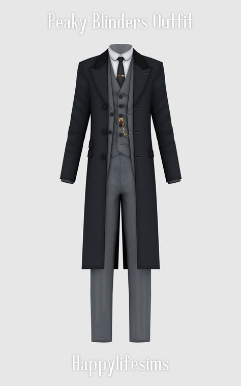 [Lonelyboy] TS4 Peaky Blinders Outfit | HappyLifeSims (Koonam) on Patreon Sims 4 Male Outfit Ideas, Sims 4 Cc Vintage Clothes Male, Sims 4 1890 Cc Men, Sims 4 Cc Medieval Clothes Male, Sims 4 Medieval Cc Male, Sims 4 Vintage Cc Clothes, Sims 4 1920s Cc, Sims 4 Cc Vintage Clothing, Sims 4 Butler