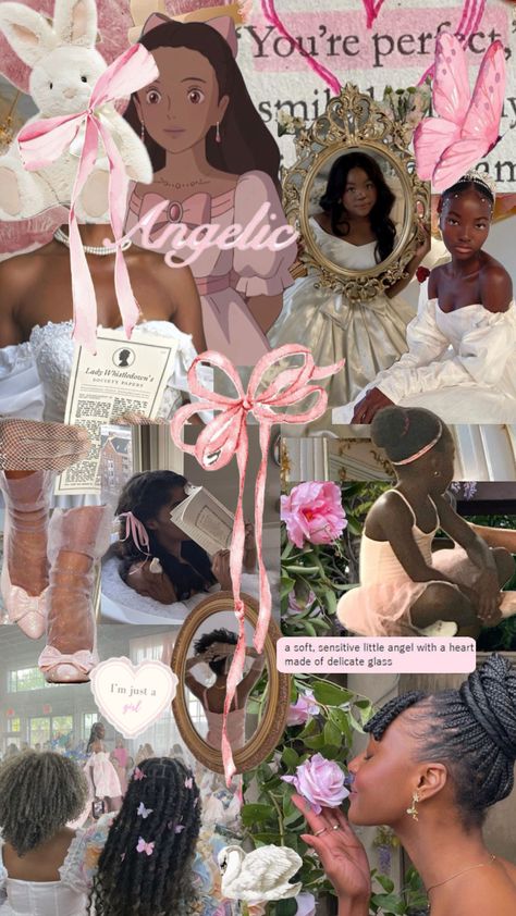 #coquette #aestehthic #pink #itgirl #foryou #fyp #cleangirl #beauty #wallpaper Ipad Image, Feminine Wallpaper, Coquette Black, Coquette Wallpaper, I Love Being Black, Princess Wallpaper, Black Princess, Princess Core, Soft Girl Aesthetic