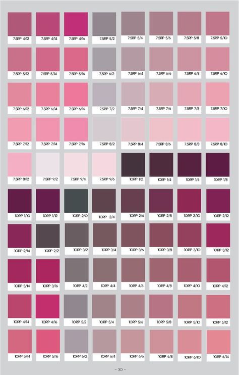 Magenta Color Palette, Color Names Chart, Munsell Color System, Pantone Color Chart, Color Knowledge, Pantone Colour Palettes, Color Mixing Chart, Color Palette Challenge, Color Schemes Colour Palettes