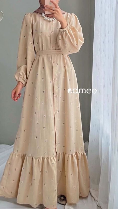 Modest Dresses Muslim, Muslim Fashion Dress Simple, Muslim Fashion Dress Modern, Batik Simple, Burkha Designs, Modesty Dress, Dress Muslim Modern, Islamic Modest Fashion, Muslimah Fashion Casual