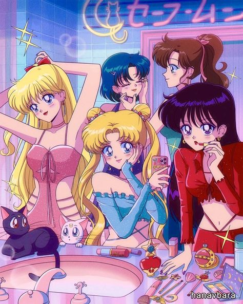 sailor moon art inner senshi 90s anime art Sailor Moon Moodboard, Ms Paint Reaction Pic Happy, Movie Night Photoshoot, Couple Animation, Sailor Moon Screencaps, Makoto Kino, Arte Sailor Moon, Minako Aino, Sailor Senshi