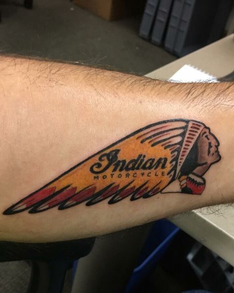 My Indian tattoo Indian Motorcycle Jewelry, Indian Motorcycle Tattoo, Indian Motorcycle Art, Motorcycle Wedding Pictures, Indian Motorcycle Logo, Vintage Motorcycle Art, Motorcycle Memes, Motorcycle Tattoo, Motor Tattoo