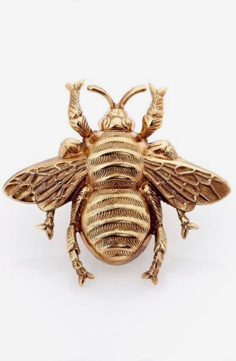 Bee Family, Big Bee, Brass Patina, Bee Jewelry, Bee Brooch, Bold Rings, Insect Jewelry, Big Rings, Bee Theme