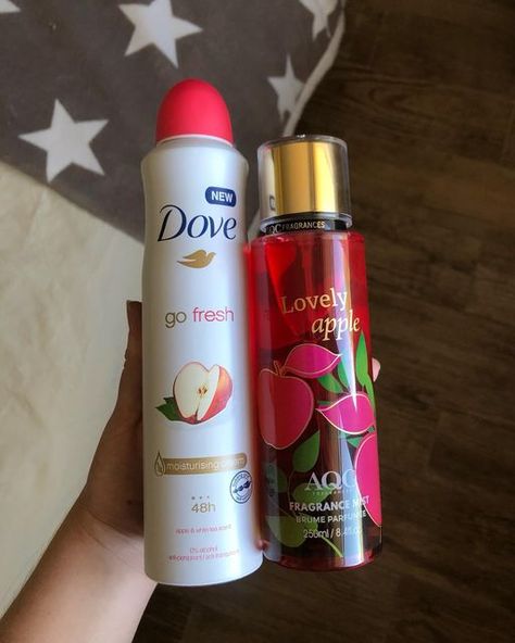 Selfcare_InTheCity on Instagram: "Mix & match - deodorant + body mist part.4 🍎 lovely fresh apple @dove apple and white tea deodorant #Aqc lovely apple body mist . . . . #explore #selflove #pamper #pamperyourself #pampering #bodycare #bodycareroutine #bodycareproducts #bodycaretips #hygiene #hygienetips #hygieneproducts #hygieneroutine #hygieneisamusthave #selfcare #selfcarethreads #selfcareday #selfcaretips #selfcaresunday #selfcarematters #selfcareroutine #selfcareaccount #selfcaresis Dove Apple Deodorant, Dove Body Mist, Body Mist Collection, Dove Deodorant, Deodorant For Women, Perfume Photography, Perfume Collection Fragrance, Bath And Body Works Perfume, Girly Phone Cases