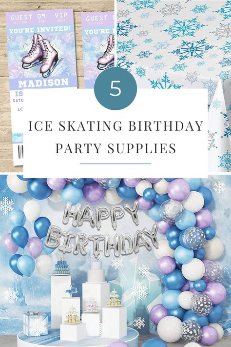 If you’re looking for the perfect way to make your little one’s birthday extra special, why not try out an ice skating party? Ice skating is a fun activity that everyone can enjoy. Here are some must-haves for creating a magical ice-skating experience for your child. Winter Wonderland Ice Skating, Ice Princess Party, Ice Skating Birthday Party, Skating Birthday Party, Skate Birthday Party, Ice Skating Party, Skate Birthday, Skating Party, 9th Birthday Parties